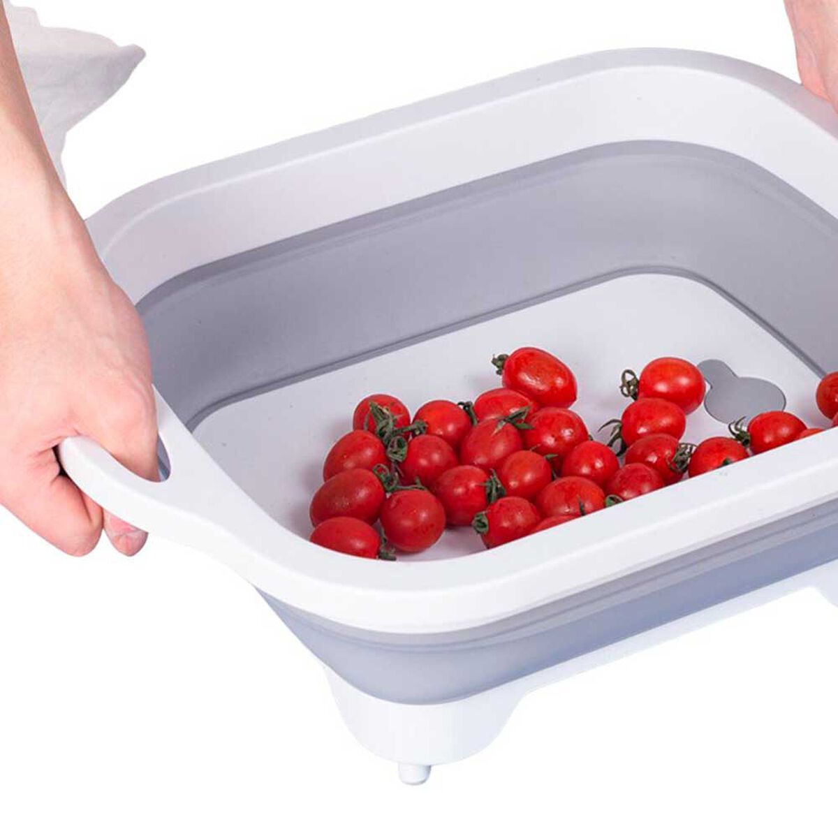 Tabla para Picar Swiss Nature Labs Tabla Silicona cross Gris 1 Piezas