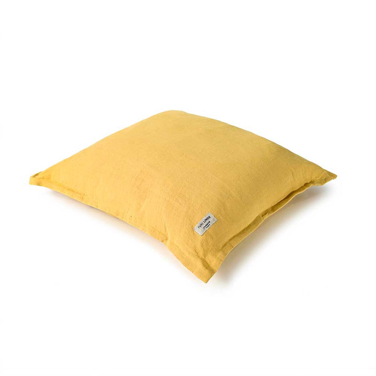 Cojín Cannon Lino Mostaza 60x60 cm