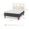 Cama Europea CIC 2 Plazas Ortopedic Advance + Respaldo Torino Alpino