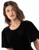 Vestido Corto Terciopelo Plush Mujer Zibel