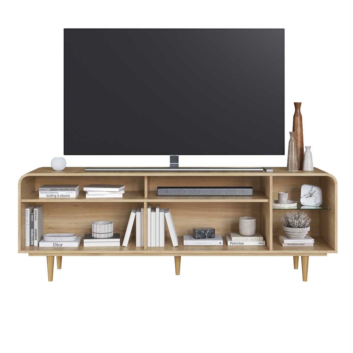 Rack TV Amuv Bold Hasta 70" Café
