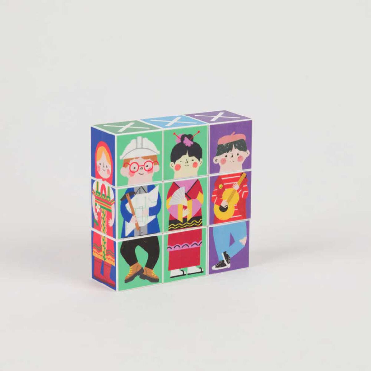 Juego de Memoria Tradiciones y Trabajos Cube it! Imanix