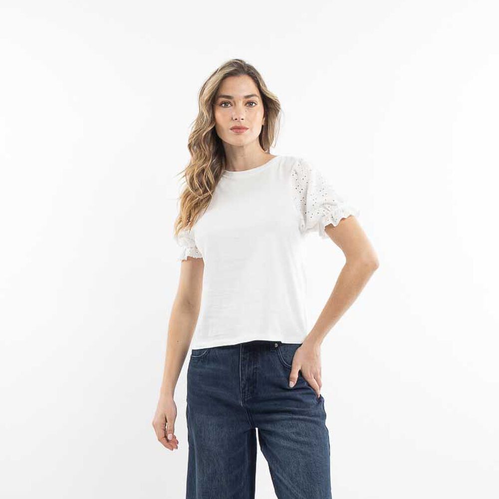 Polera Algodón Manga Corta Mujer Zibel