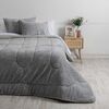 Plumón Liso Mashini Súper King Corduroy Coral Sherpa Gris