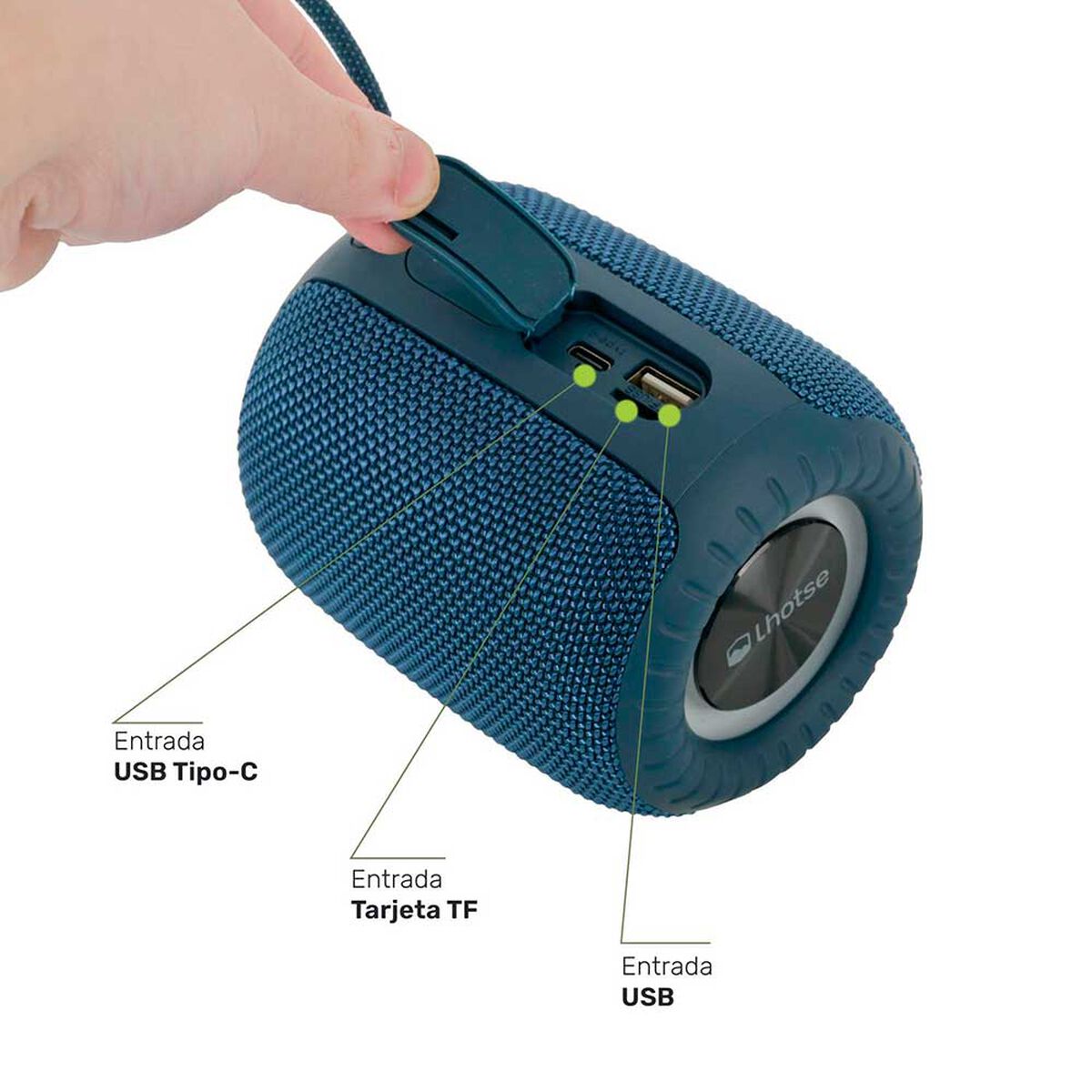 Parlante Bluetooth Lhotse Trip Go Azul