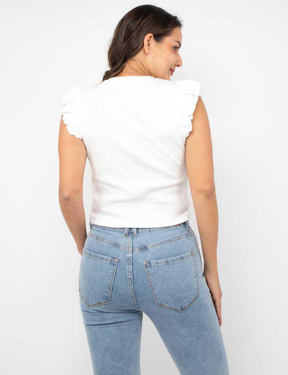 Polera Lisa Sin Mangas Mujer Zibel