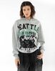 Polerón hoodie Con Estampado Mujer Icono