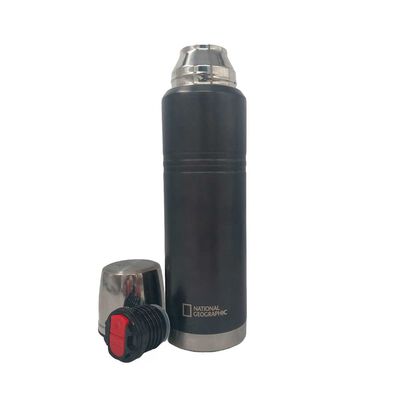 Imagen 2 del producto Termo Metalico National Geographic 1000Ml Negro