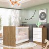 Cuna Home Mobili Atala Café Blanco