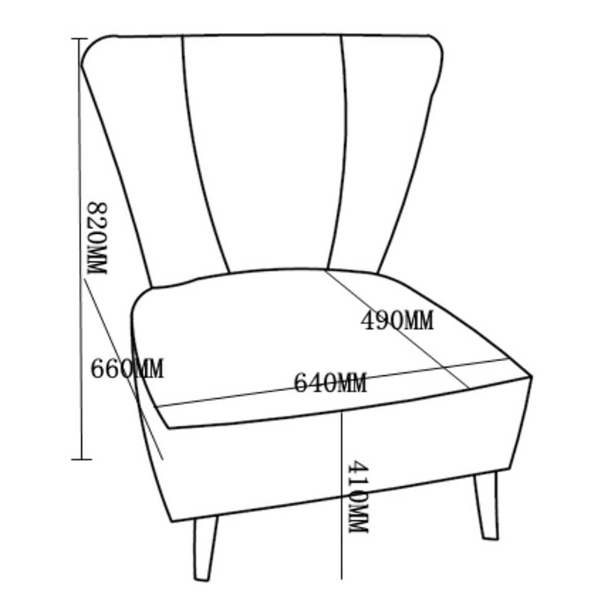 Poltrona Fm Furniture Grecia Gris