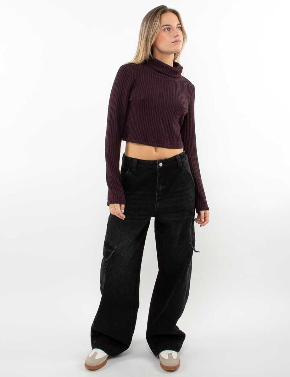 Sweate Crop Mujer Icono