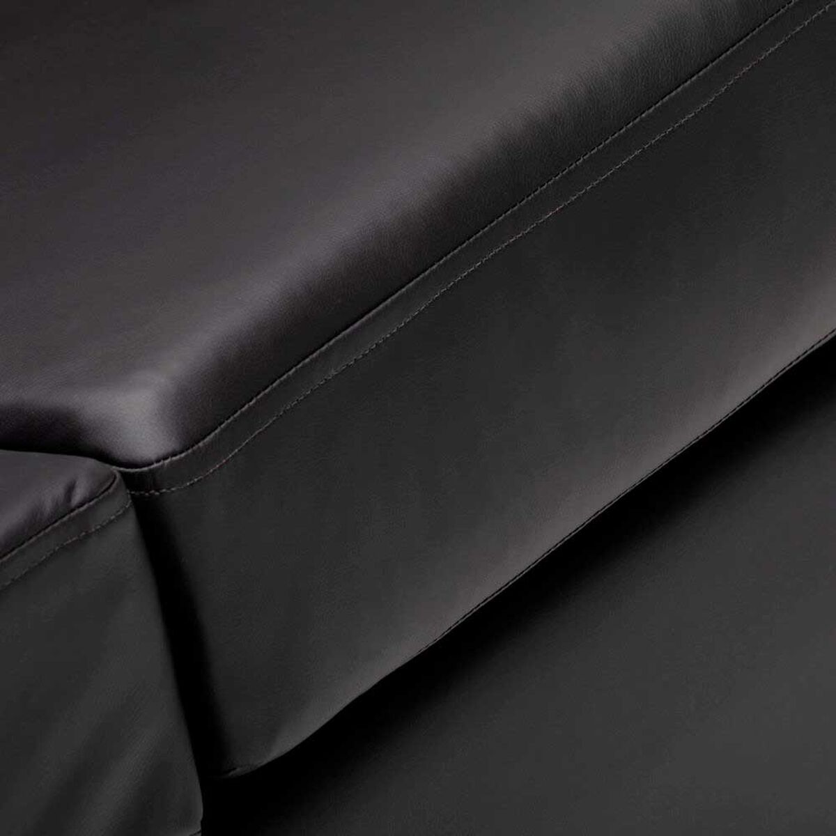 Sof&aacute; Cabsur Zeus 3 Cuerpos PU Negro