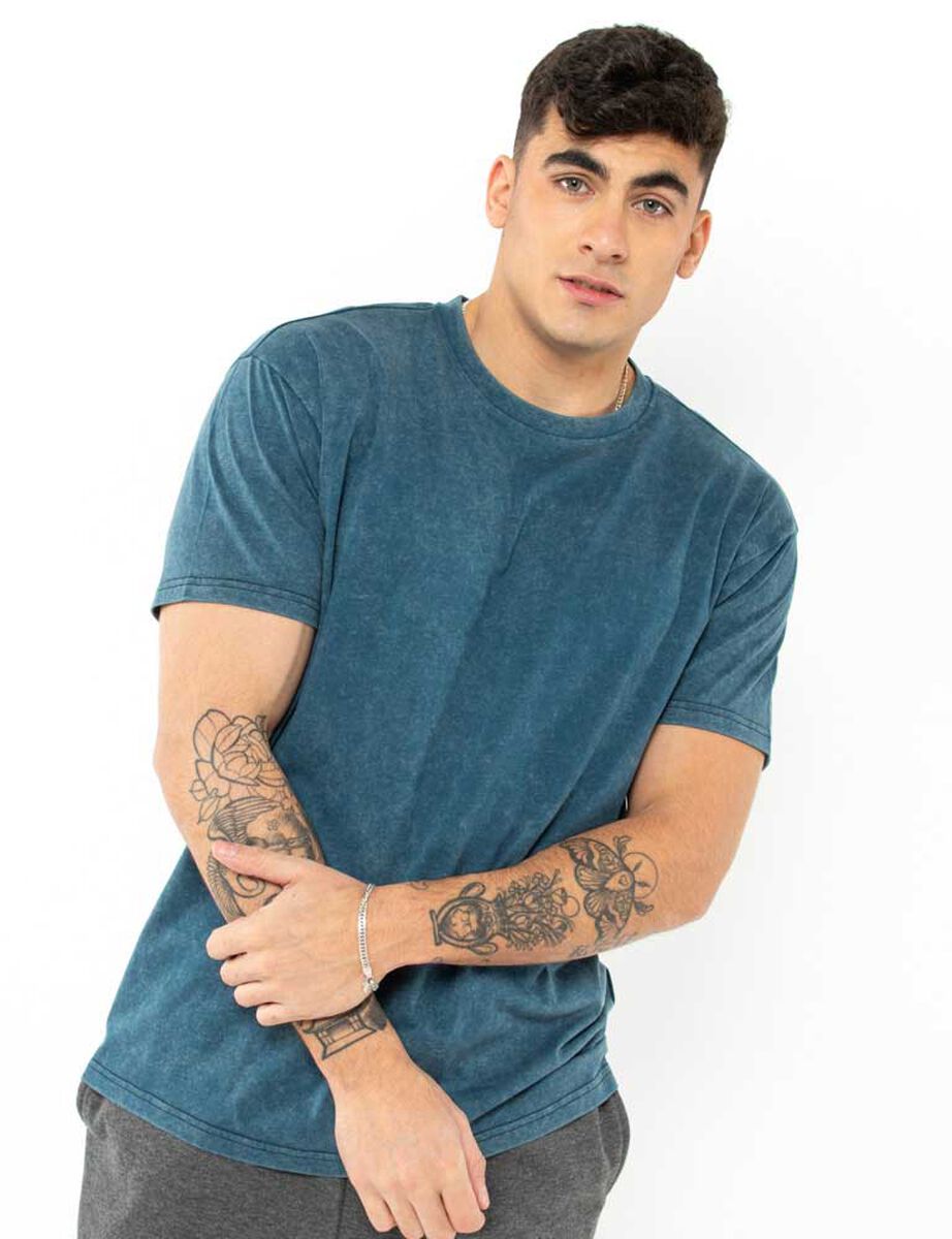 Polera Deportiva Algodón Hombre Black County
