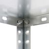 Estante Metálico Metalbrein MB1457030G 4 Repisas Ajustable Gris