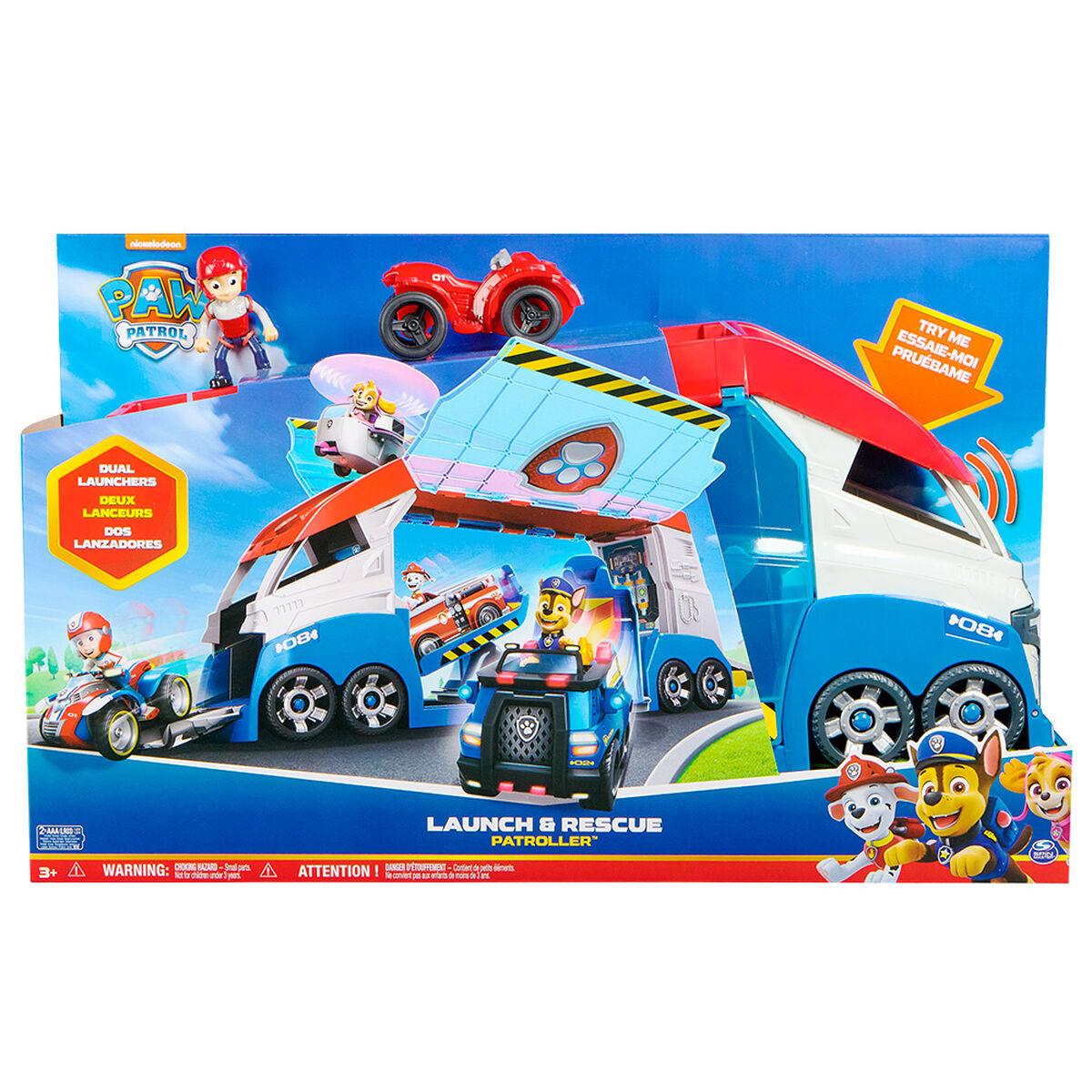 Paw Patrol Patroller Lanza Y Rescata