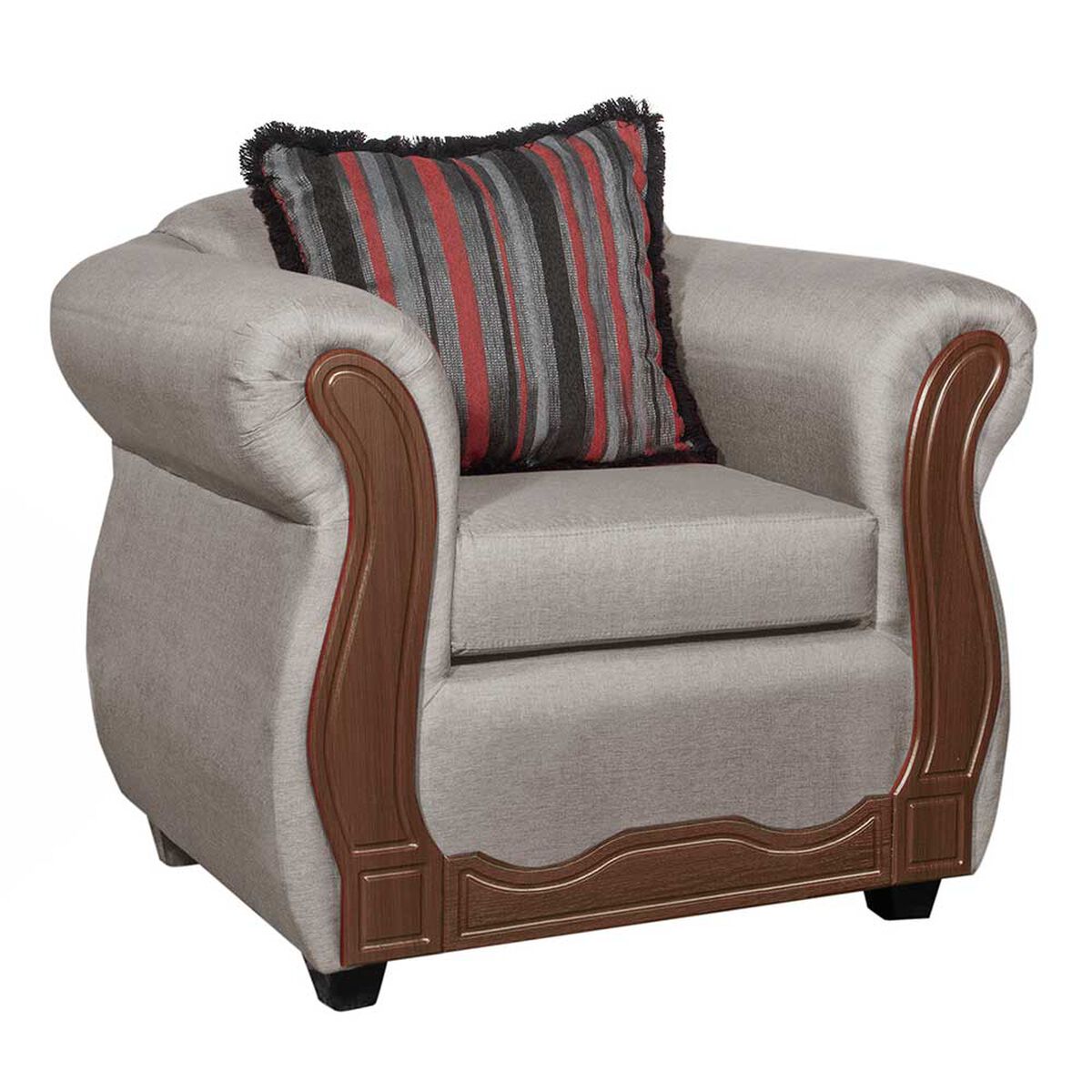 Juego de Living Black Factory Sofia 4 Cuerpos Beige