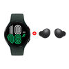 Combo Smartwatch Samsung Galaxy Watch4 44mm Green + Audífonos Bluetooth Samsung Galaxy Buds2 Graphite