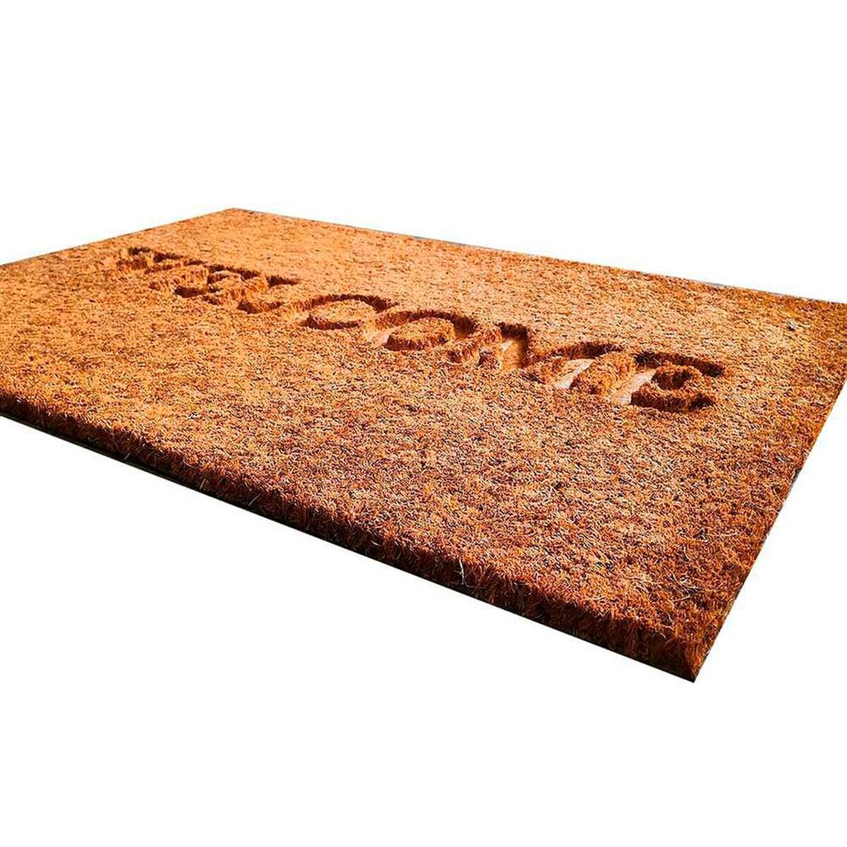 Limpiapi&eacute;s Idetex Coco Welcome 45 x 75 cm Caf&eacute;