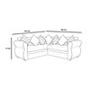 Seccional Almore Francia 5 Cuerpos Beige Caf&eacute;