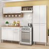 Mueble de Cocina Vekkahome Madri 9 Puertas Café