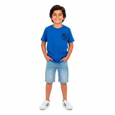 Polera Manga Corta Niño Chess