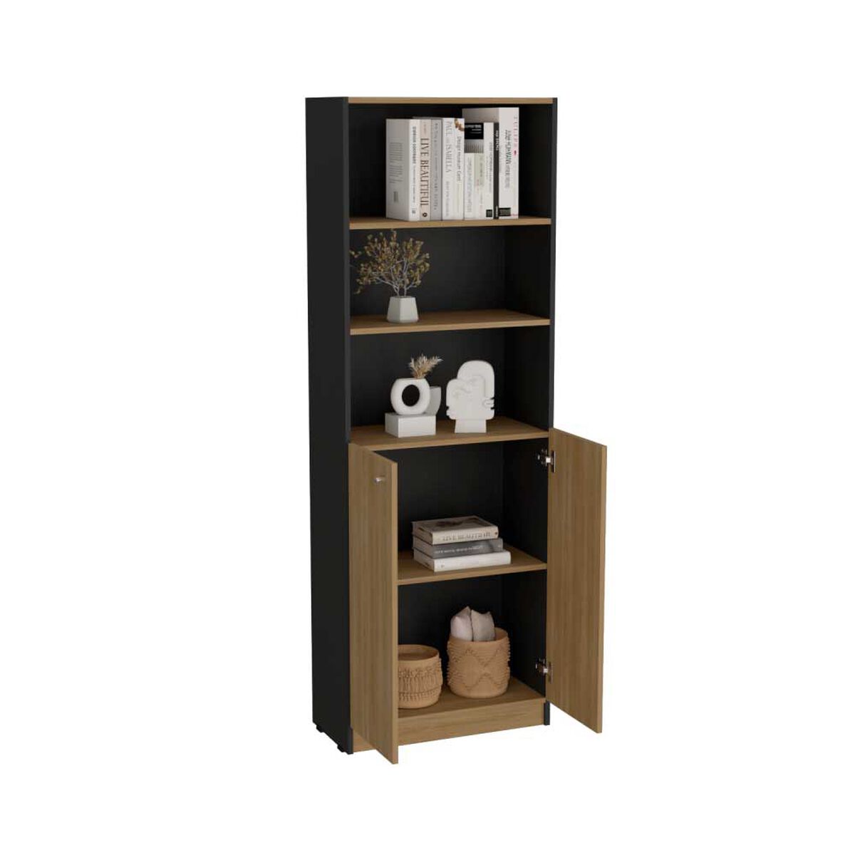 Estante TuHome Home E4 2 Puertas Wengue Fresno Europeo