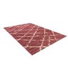 Alfombra Dib Shaggy Design 150 x 220 cm Rosa