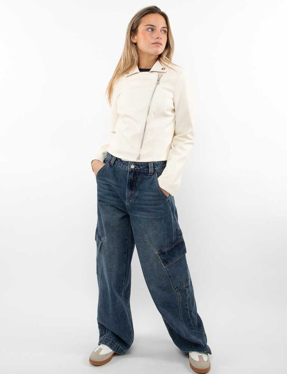 Chaqueta Ecocuero Mujer Icono