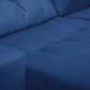 Sofá Reclinable Innovamuebles Magestic 2 Cuerpos Azul