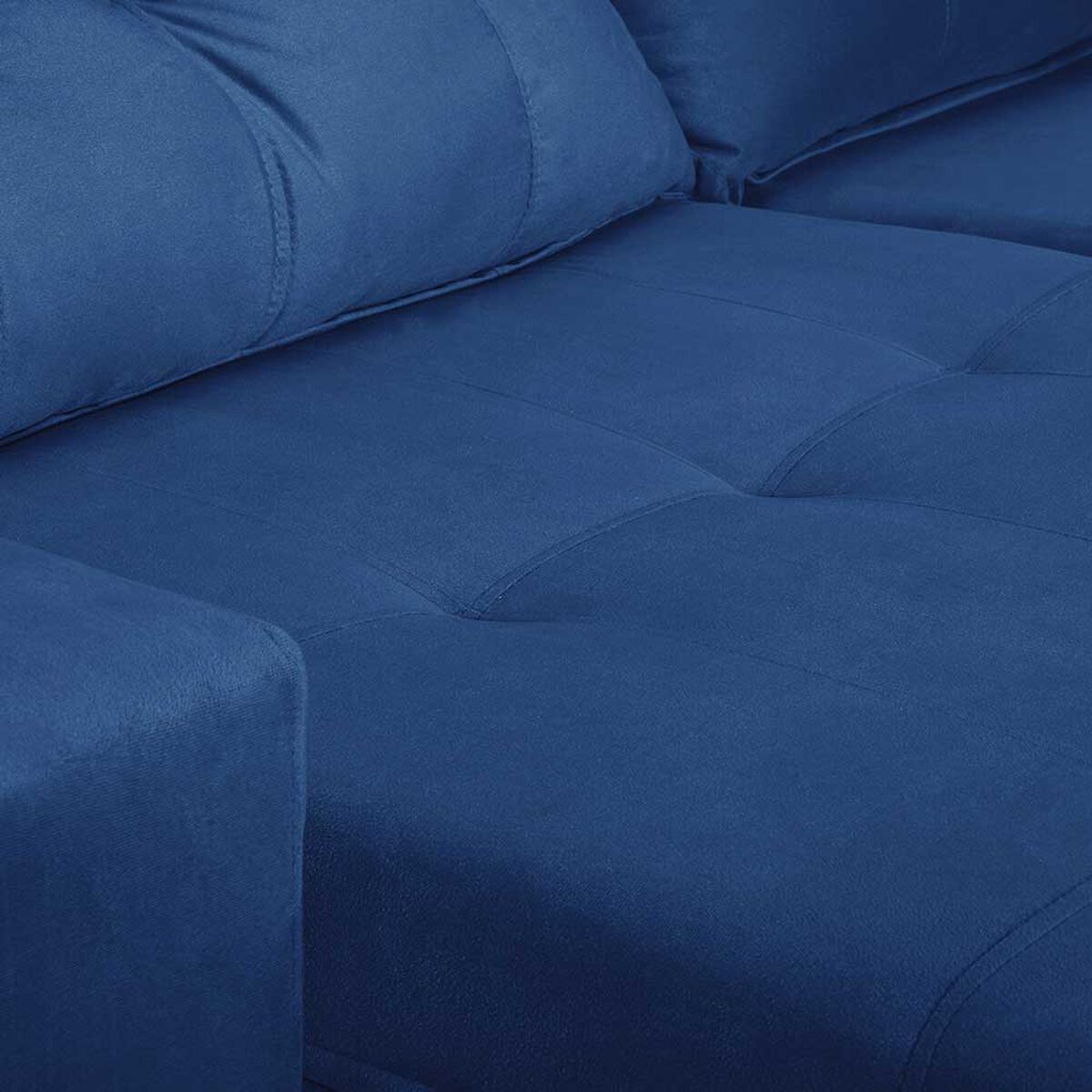 Sofá Reclinable Innovamuebles Magestic 2 Cuerpos Azul
