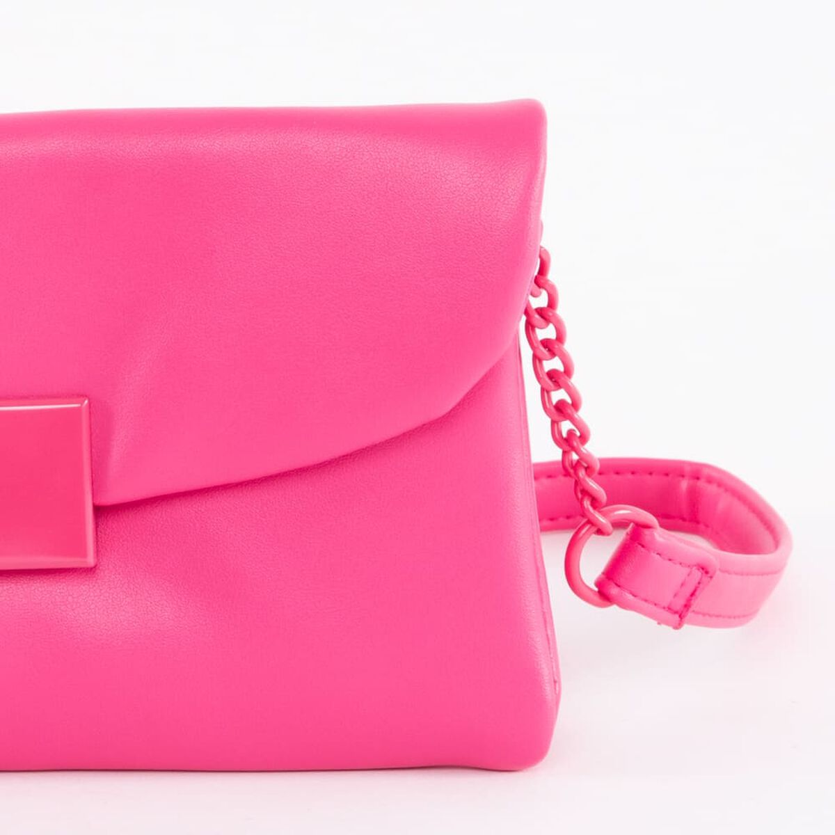 Cartera Cross Bag Fucsia Eco Cuero Mujer Icono