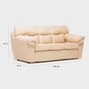 Sof&aacute; Cabsur Zeus 3 Cuerpos PU Beige