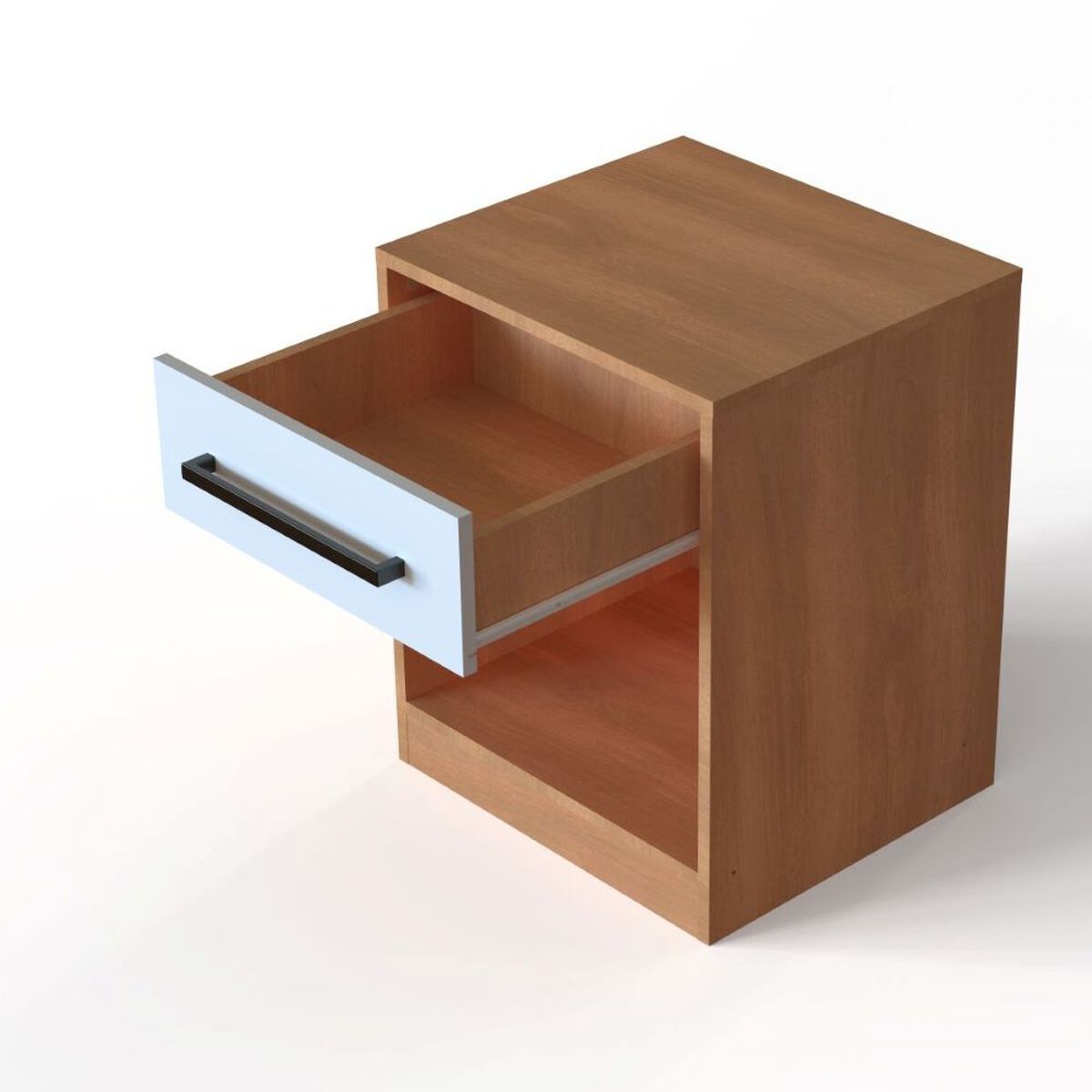 Velador Roca Guayacan 1 Cajón Canela Negro