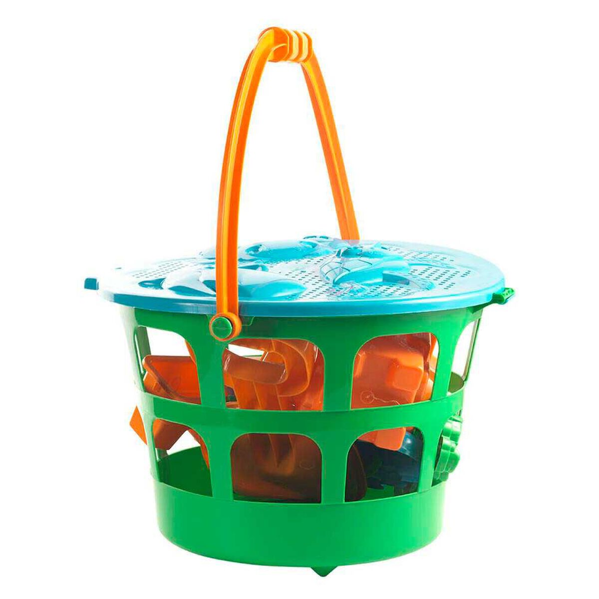 Set Playa Cubos Grandes America Pl&aacute;stic