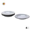 Set 4 Platos Fondo Cerámica Simplit Amalfi 27,4 cm