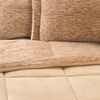Plumón Melange Suede Zibel 1,5 Plazas Café