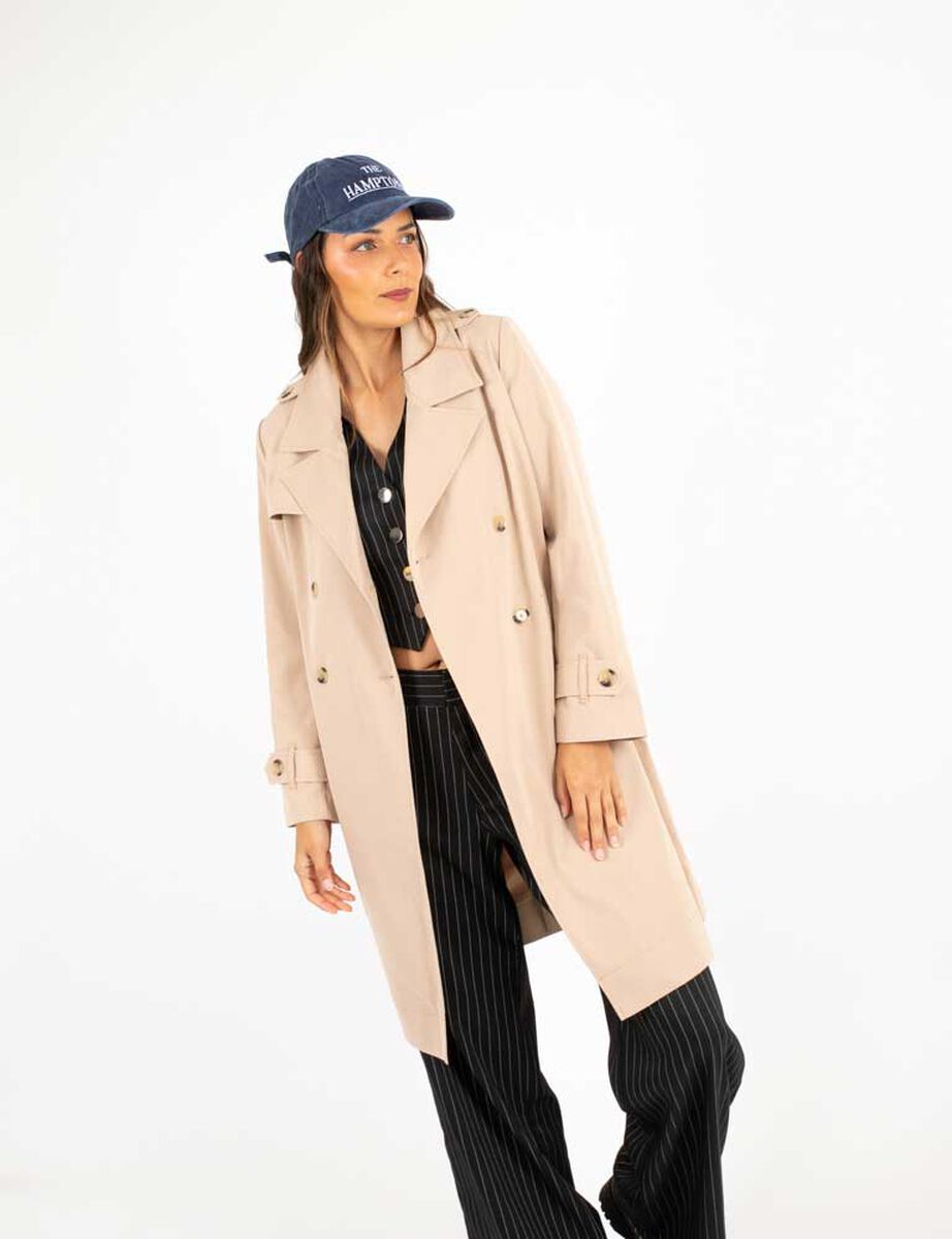 Abrigo Trench Coat Mujer Zibel