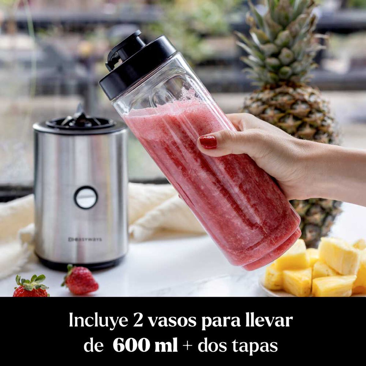 Licuadora Personal Easyways Nutriblender Go 600 ml
