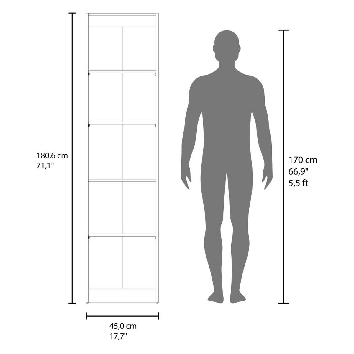 Vitrina Tuhome Home E6 1 P Blanco