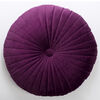 Cojín Velvet con Botón Redondo Dreams Morado Diámetro 40 cm