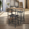 Juego de Comedor Idetex Vesant 2 Sillas Café