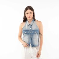 Blazer Gillette Mujer Icono Indigo