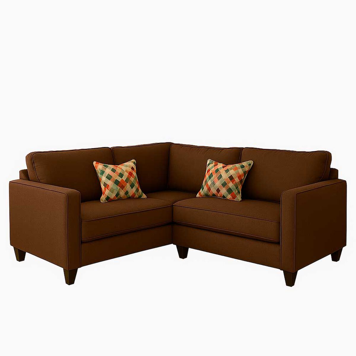 Sofá Seccional Mexx Muebles Tulum 5 Cuerpos Chocolate