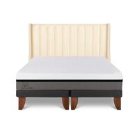 Cama Europea CIC Base Dividida Súper King Balance + Respaldo Panaro