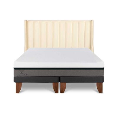 Imagen 1 del producto Cama Europea CIC Base Dividida Súper King Balance + Respaldo Panaro