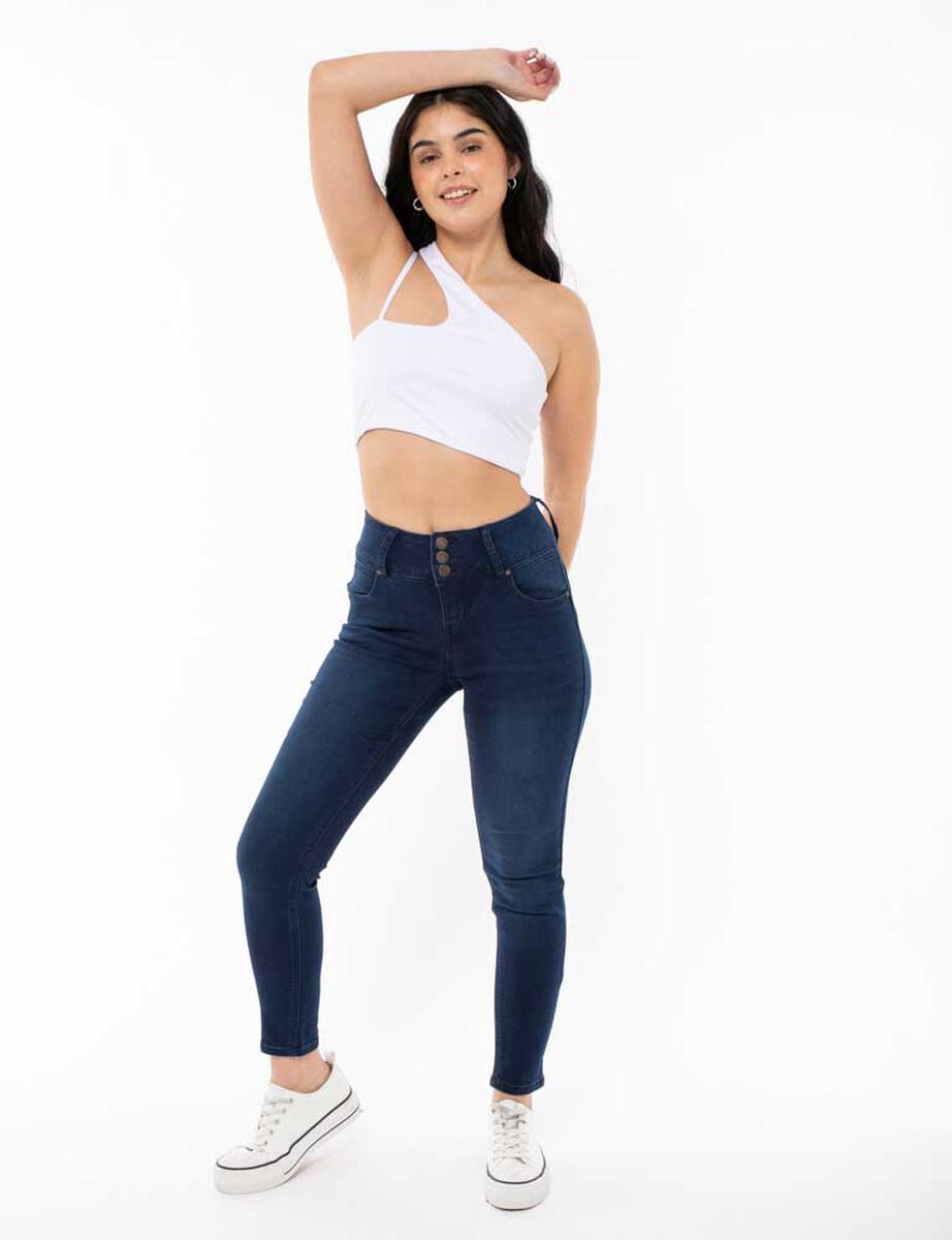 Jeans Skinny Push Up  Mujer Icono