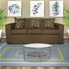 Juego de Living Almore Paris Sofá 3 Cuerpos + Dos Sillones 1 Cuerpo Café