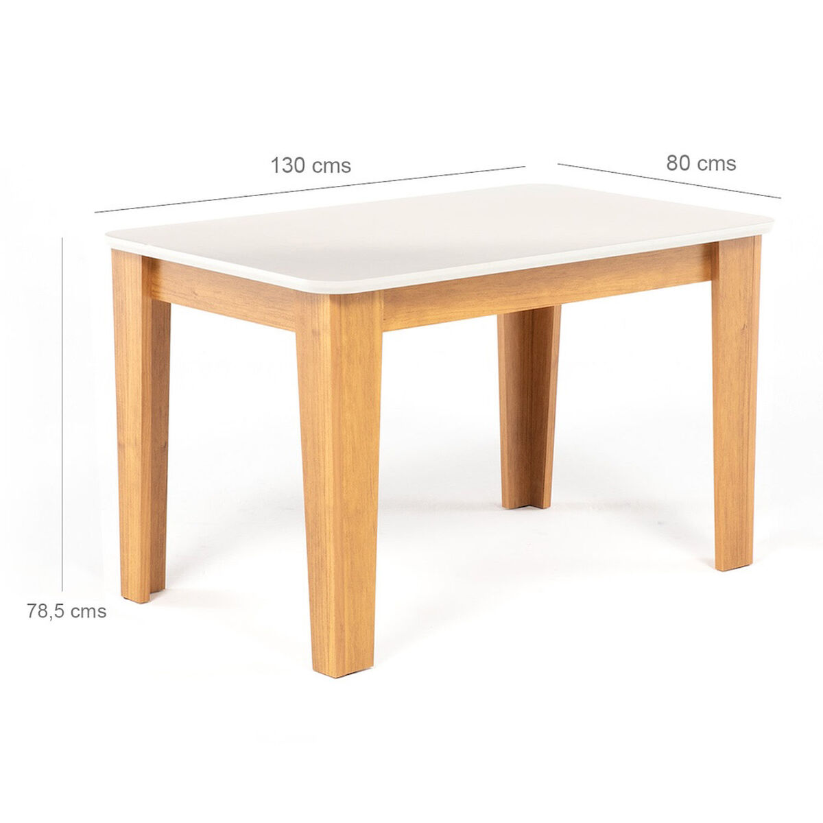 Juego de Comedor Daniels Estela 4 Sillas Blanco