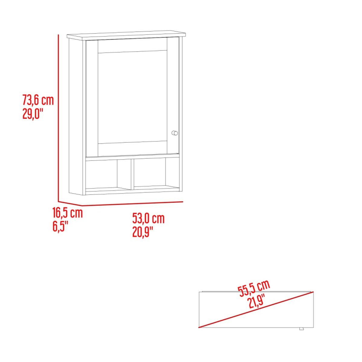 Botiquin TuHome Vi&ntilde;a Blanco