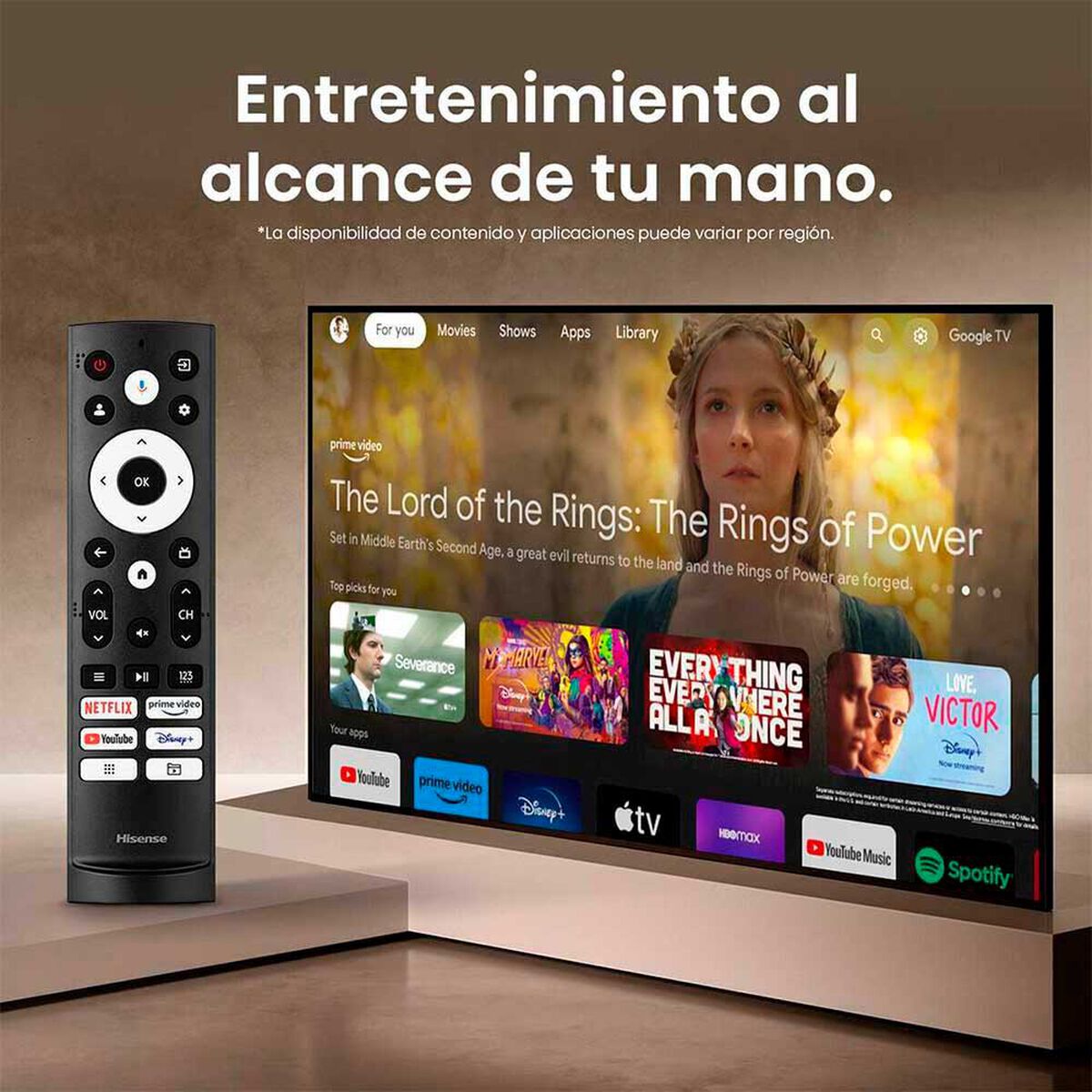 LED 75" Hisense 75A6N Smart TV 4K UHD